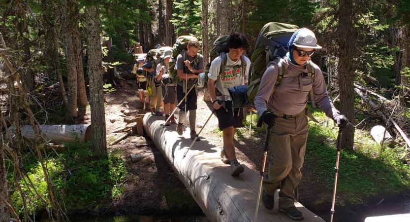 backpacking program for teens in oregon